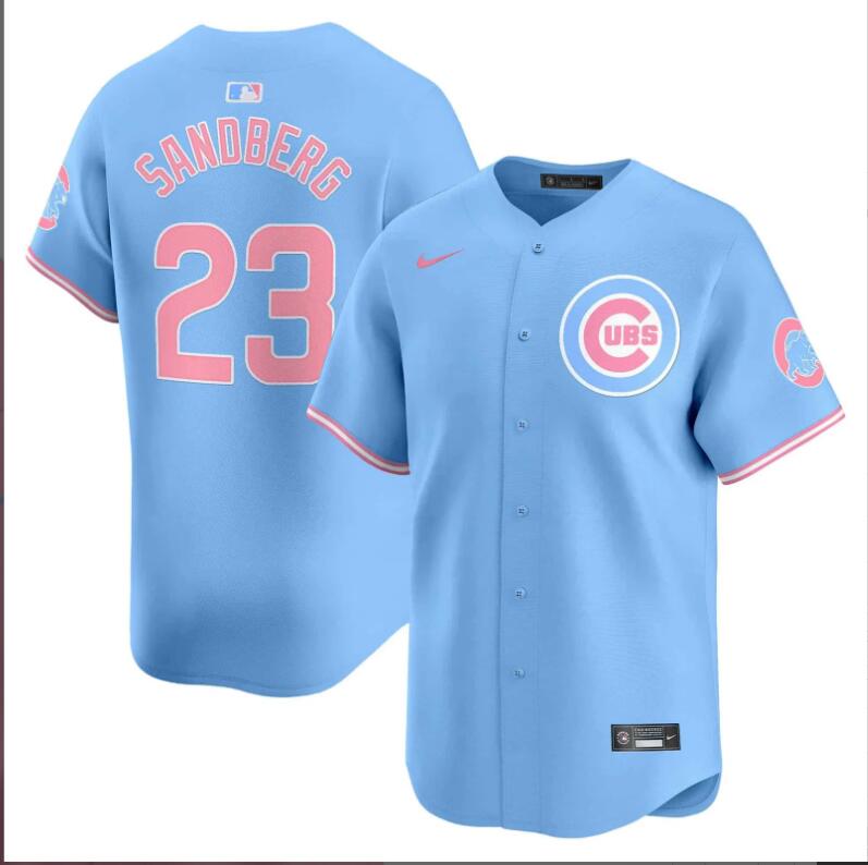 Men Chicago Cubs #23 Sandberg blue 2024 Nike MLB jersey->indianapolis colts->NFL Jersey